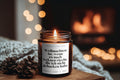 Weihnachten ist, wenn es nach Keksen riecht, die ich nicht gebacken habe | Sojakerze mit lustigen Spruch als Weihnachtsgeschenk