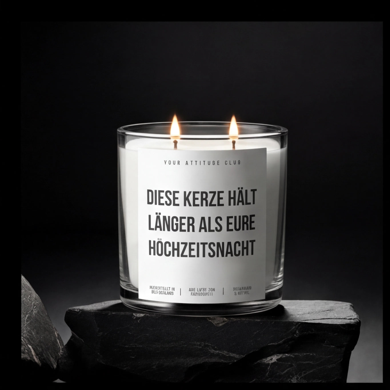 Smells Like Your Twenties Are Over | Black Luxury Candle | Pink Label
