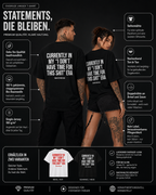 CURRENTLY IN MY “I DON’T HAVE TIME FOR THIS SHIT” ERA – weißes Unisex Oversize Shirt mit rotem Backprint, freches Statement T-Shirt, Streetwear Geschenk