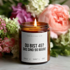 Du bist 45? Das sind 90 Mark! | Kerze Geschenk 45. Geburtstag
