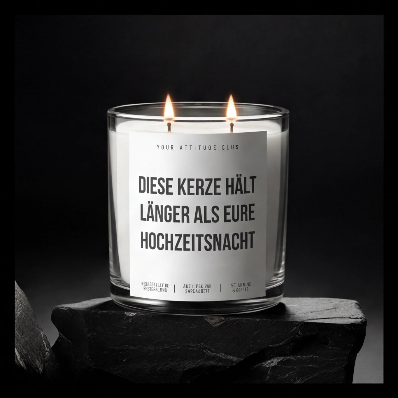 Smells Like Your Twenties Are Over | Black Luxury Candle | Pink Label