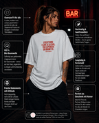 EVERYTHING I LOVE IS ILLEGAL, TOO EXPENSIVE OR BRUNETTE | Oversize Shirt Unisex mit Frontprint, Statement Shirt aus Bio-Baumwolle