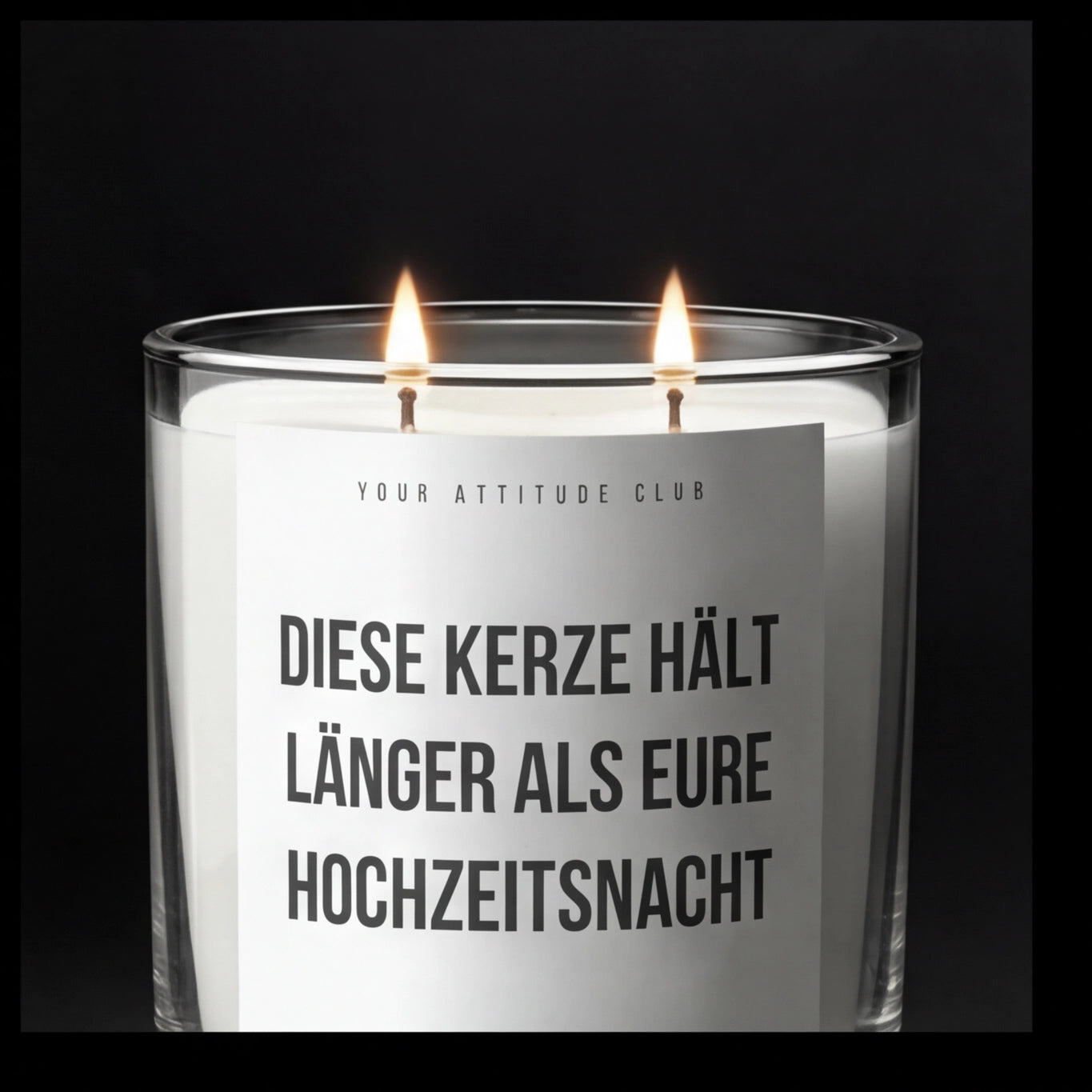 Smells Like Your Twenties Are Over | Black Luxury Candle | Pink Label
