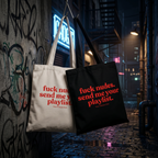 F*ck nudes. send me your playlist. Shirt mit Backprint – Oversize Unisex T-Shirt aus 100% Baumwolle, Streetwear Statement