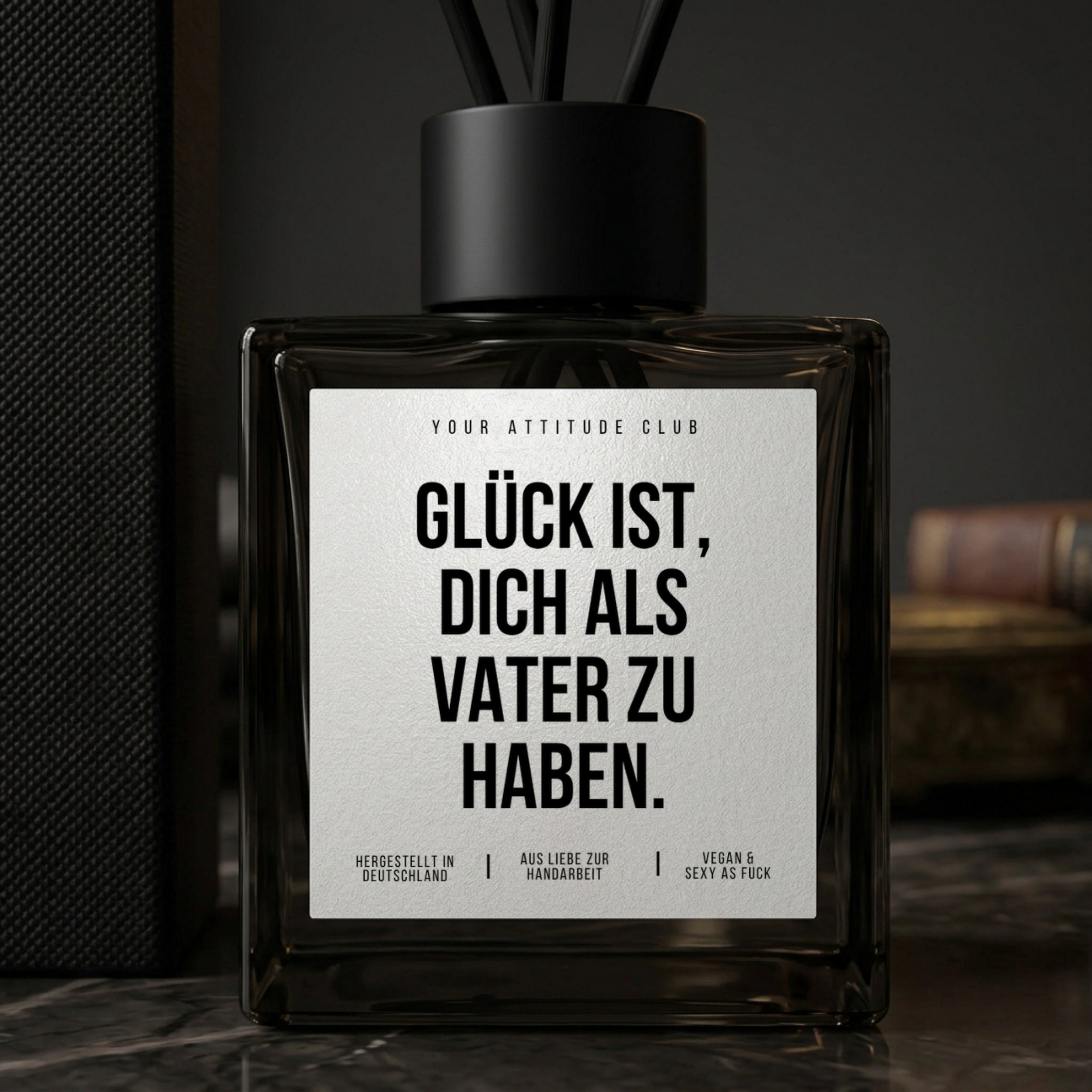 Glück ist dich als Vater zu haben | Duftdiffusor Geschenk