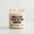 Smells Like You're Getting Married | Lustige Kerze zur Verlobung oder Hochzeit