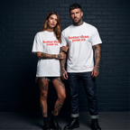 Hotter than your ex Shirt mit Frontprint – Oversize Unisex T-Shirt aus 100% Baumwolle, Statement Streetwear, Geschenkidee