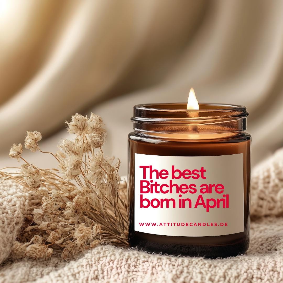 The best bitches are born in April | Your Attitude Club Geschenke für Mann & Frau | Geburtstag | Einzug | Umzug | Partner - Perfekt als Geschenk für jeden Anlass