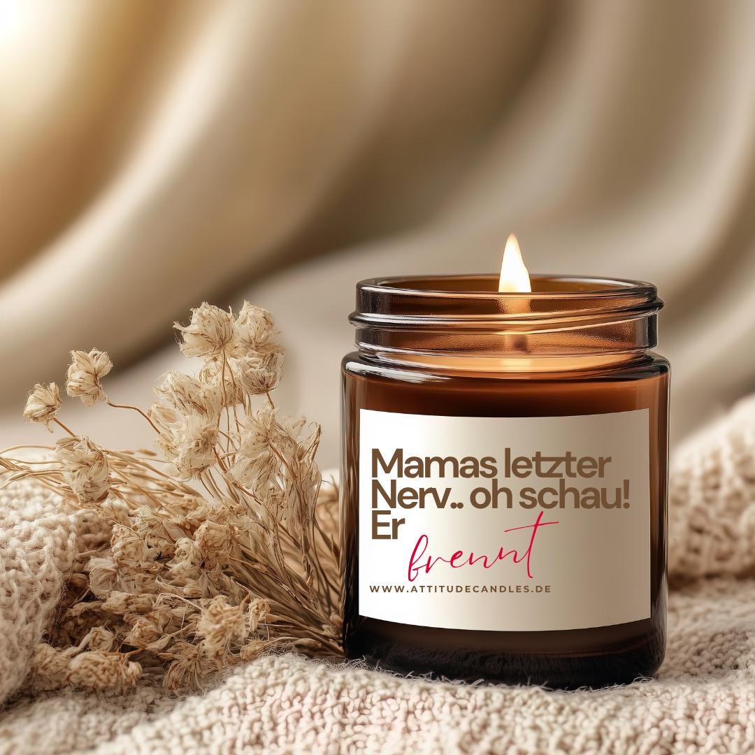 Mamas letzter Nerv.. oh schau! Er brennt | Your Attitude Club Geschenke für Mann & Frau | Geburtstag | Einzug | Umzug | Partner - Perfekt als Geschenk für jeden Anlass