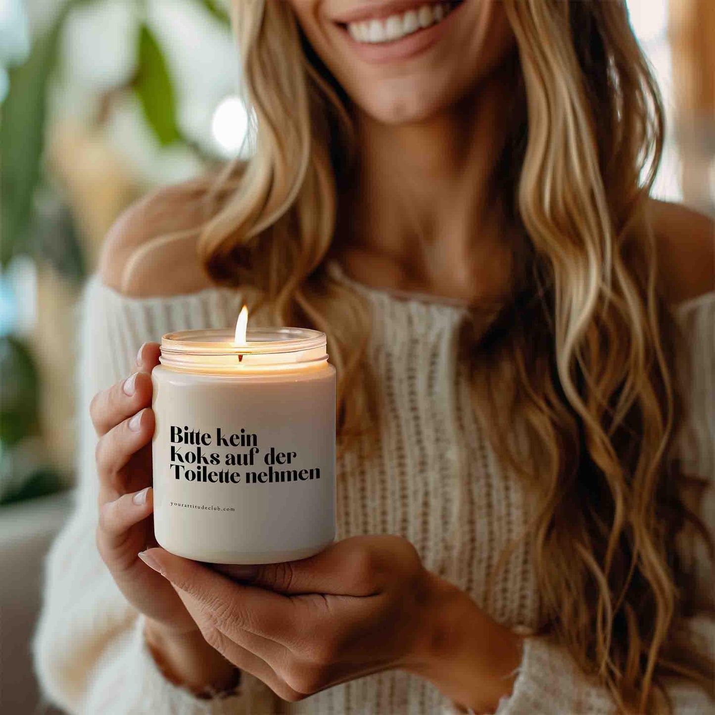 Geschenk Kerze von Your Attitude Club. Perfekt für Freunde, Familie, Kollegen und Partner.