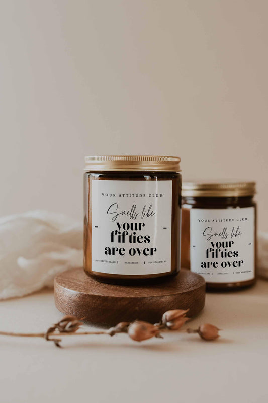 Geschenk Kerze von Your Attitude Club. Perfekt für Freunde, Familie, Kollegen und Partner.