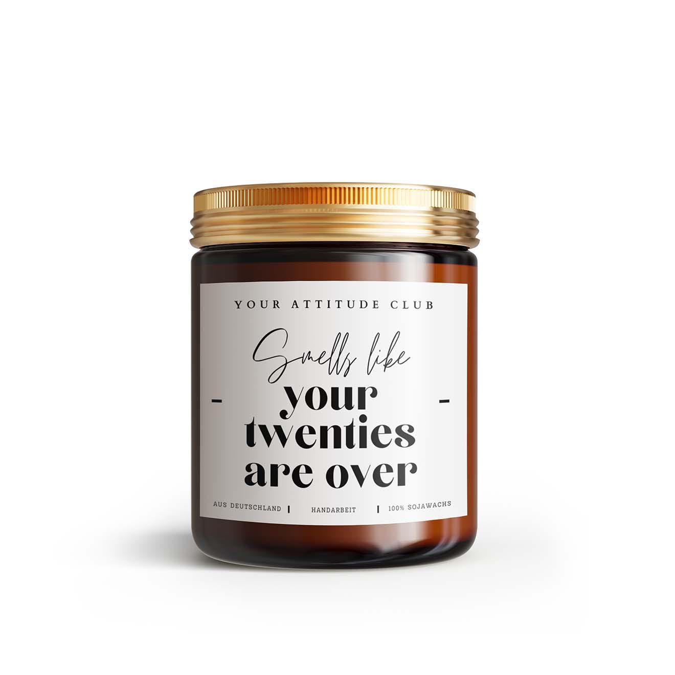 Geschenk Kerze von Your Attitude Club. Perfekt für Freunde, Familie, Kollegen und Partner.
