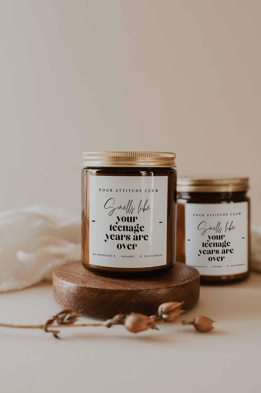 Geschenk Kerze von Your Attitude Club. Perfekt für Freunde, Familie, Kollegen und Partner.