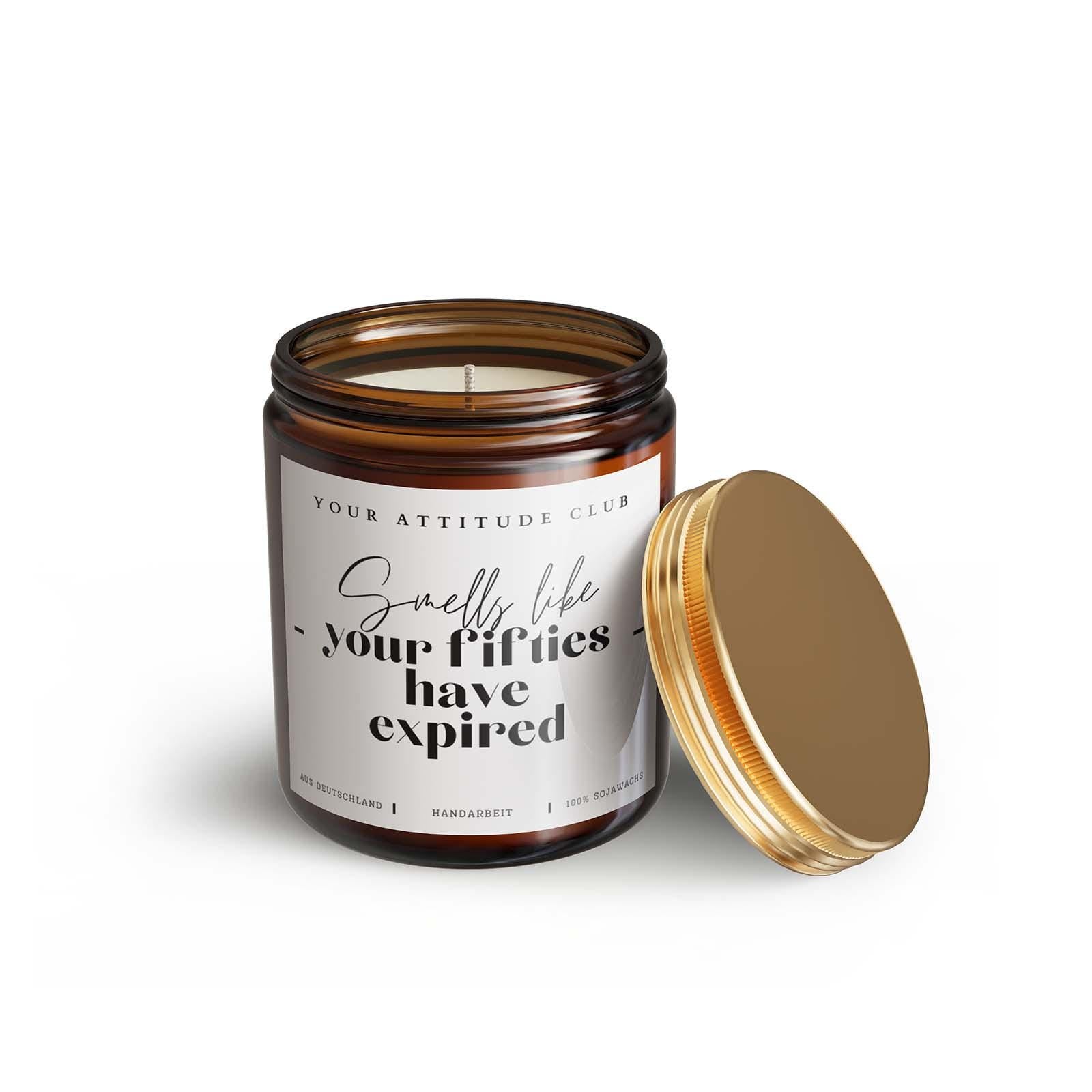 Geschenk Kerze von Your Attitude Club. Perfekt für Freunde, Familie, Kollegen und Partner.