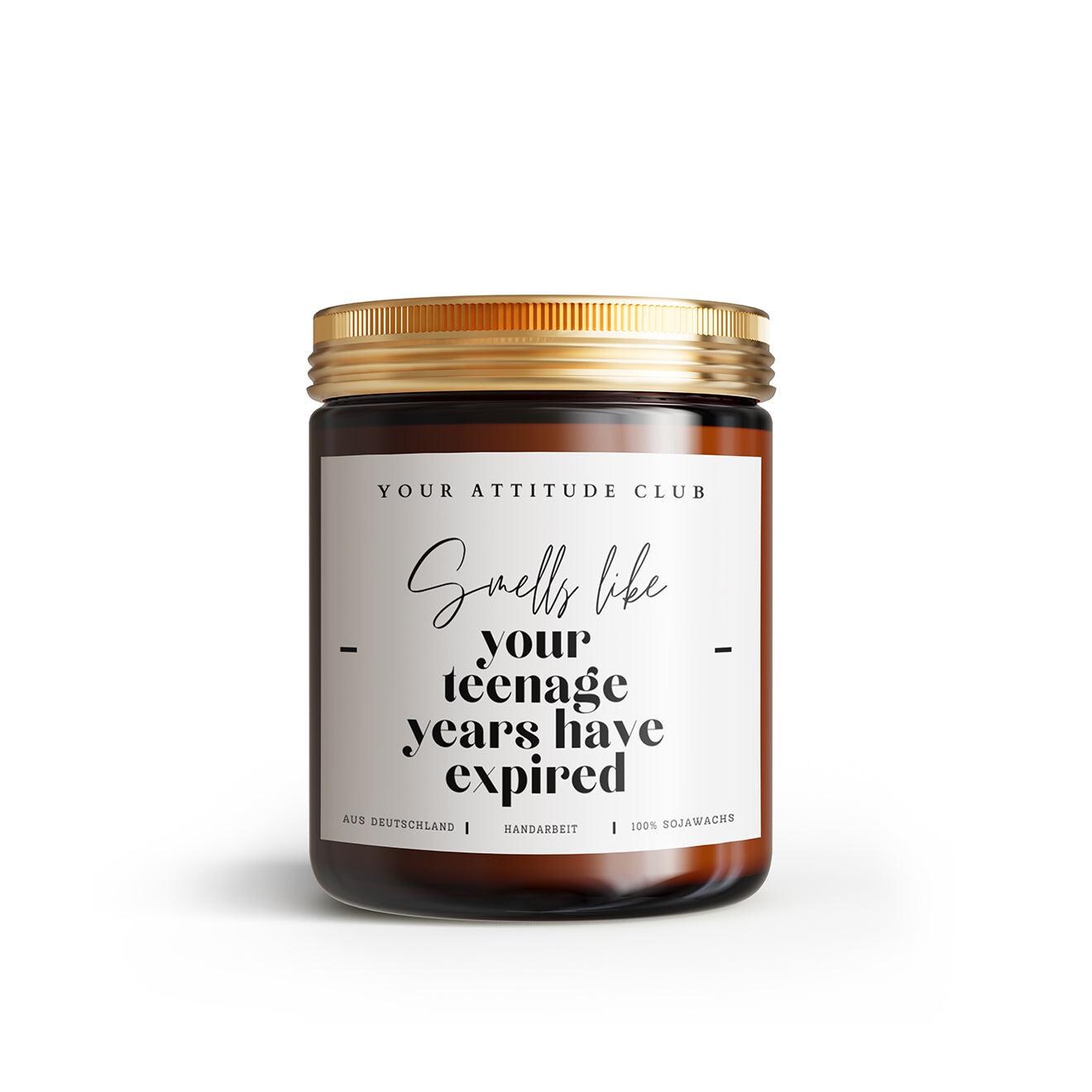 Geschenk Kerze von Your Attitude Club. Perfekt für Freunde, Familie, Kollegen und Partner.