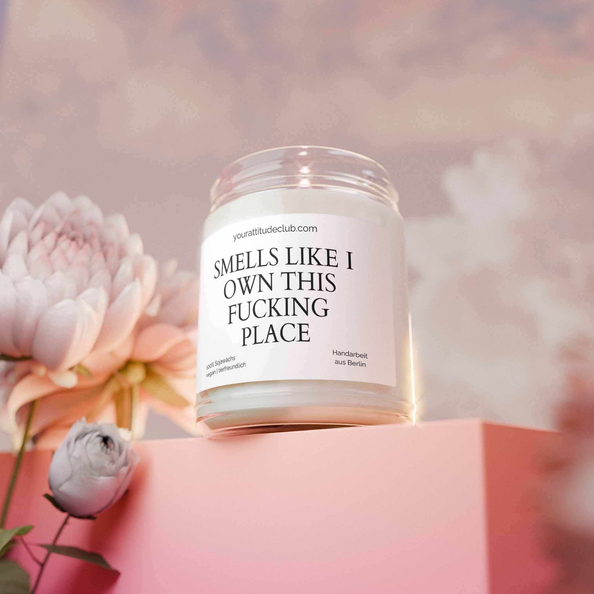 Geschenk Kerze von Your Attitude Club. Perfekt für Freunde, Familie, Kollegen und Partner.
