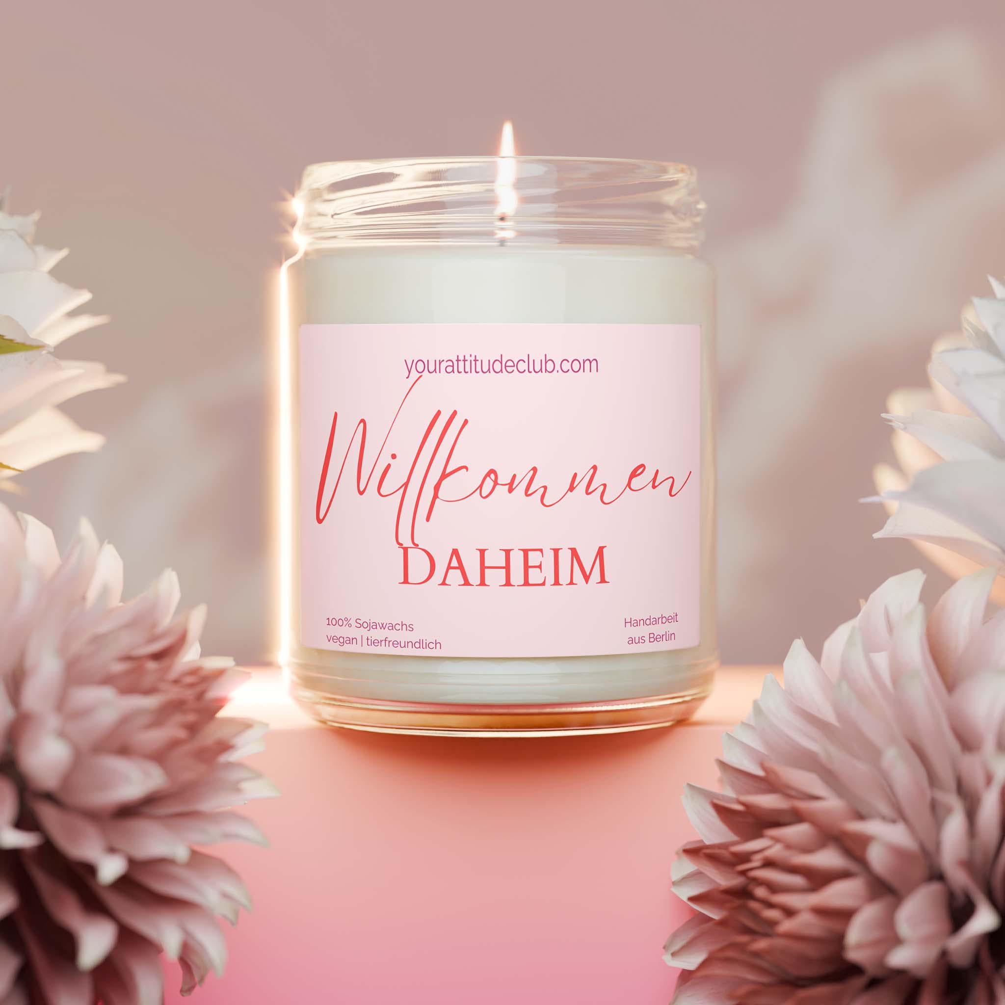 Geschenk Kerze von Your Attitude Club. Perfekt für Freunde, Familie, Kollegen und Partner.