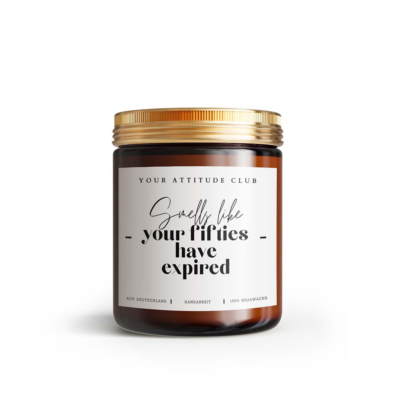 Geschenk Kerze von Your Attitude Club. Perfekt für Freunde, Familie, Kollegen und Partner.