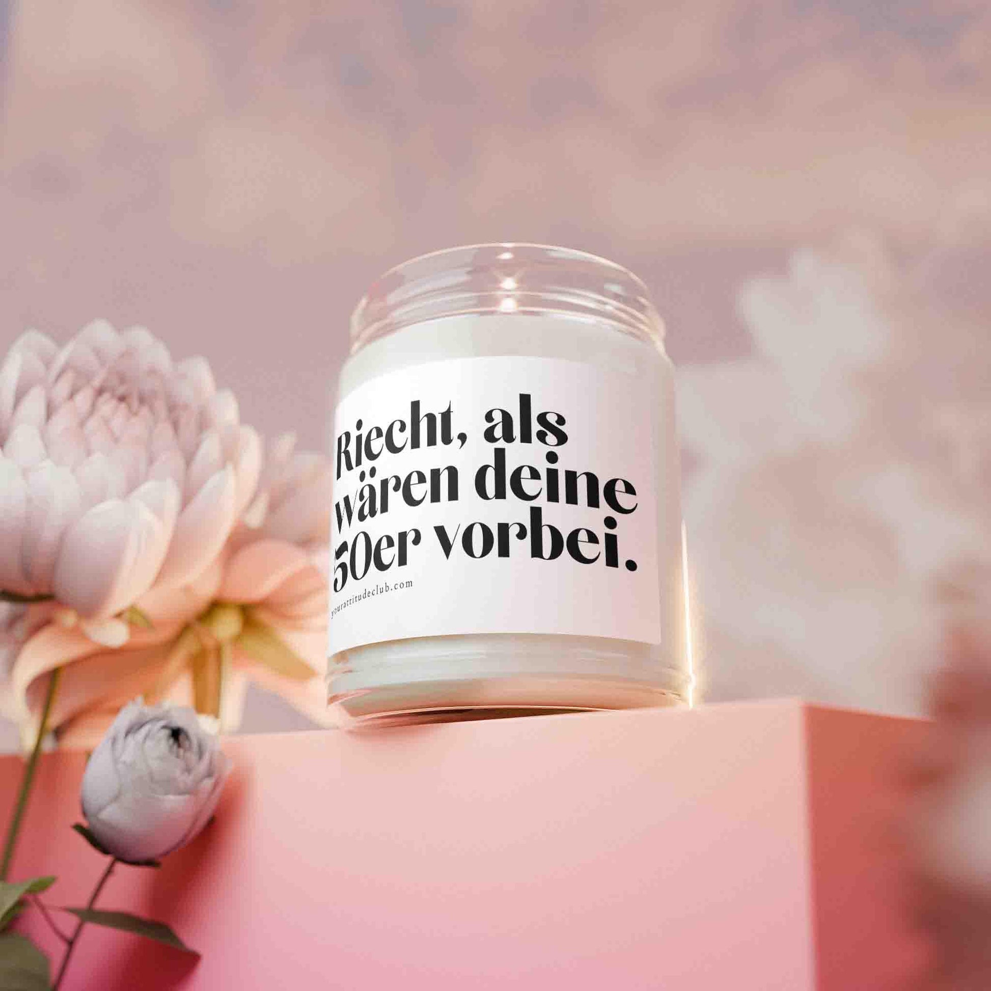 Geschenk Kerze von Your Attitude Club. Perfekt für Freunde, Familie, Kollegen und Partner.