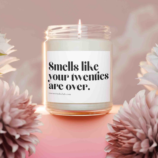 Geschenk Kerze von Your Attitude Club. Perfekt für Freunde, Familie, Kollegen und Partner.