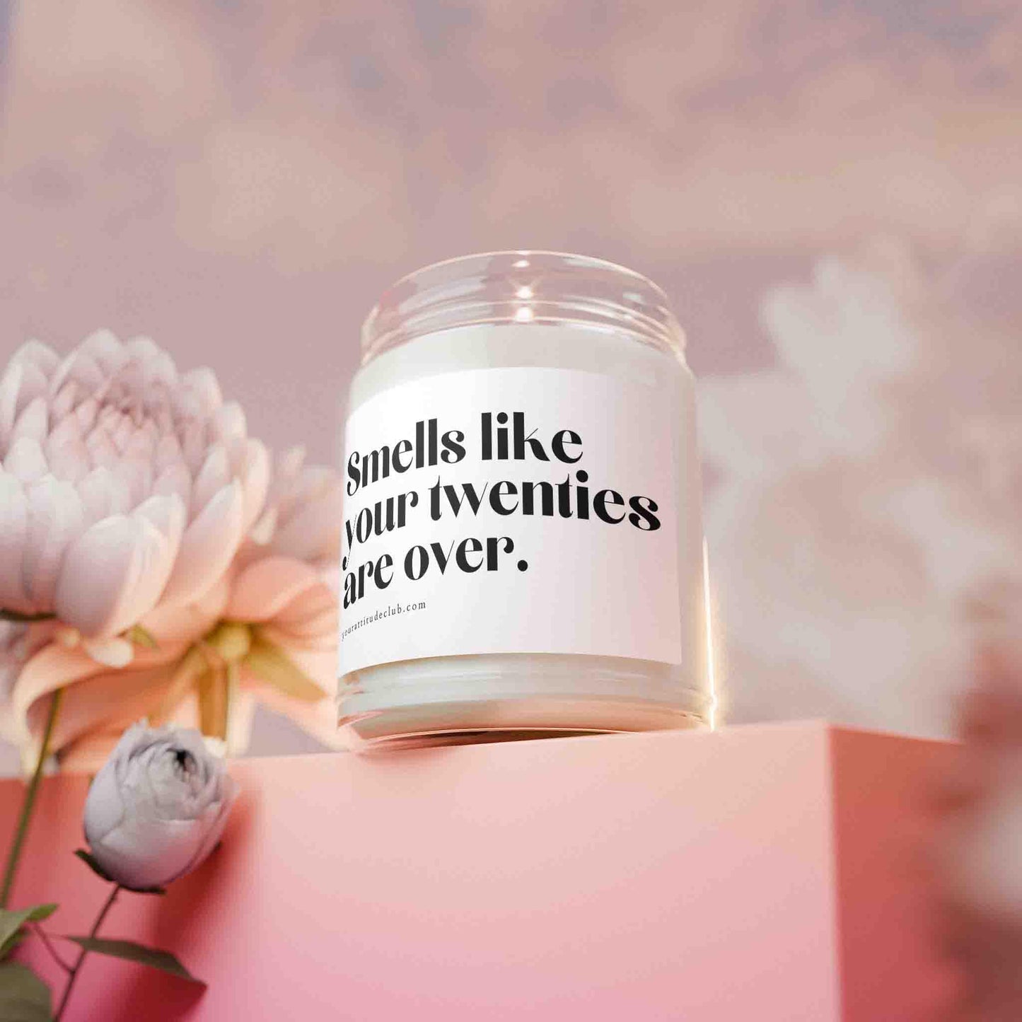 Geschenk Kerze von Your Attitude Club. Perfekt für Freunde, Familie, Kollegen und Partner.