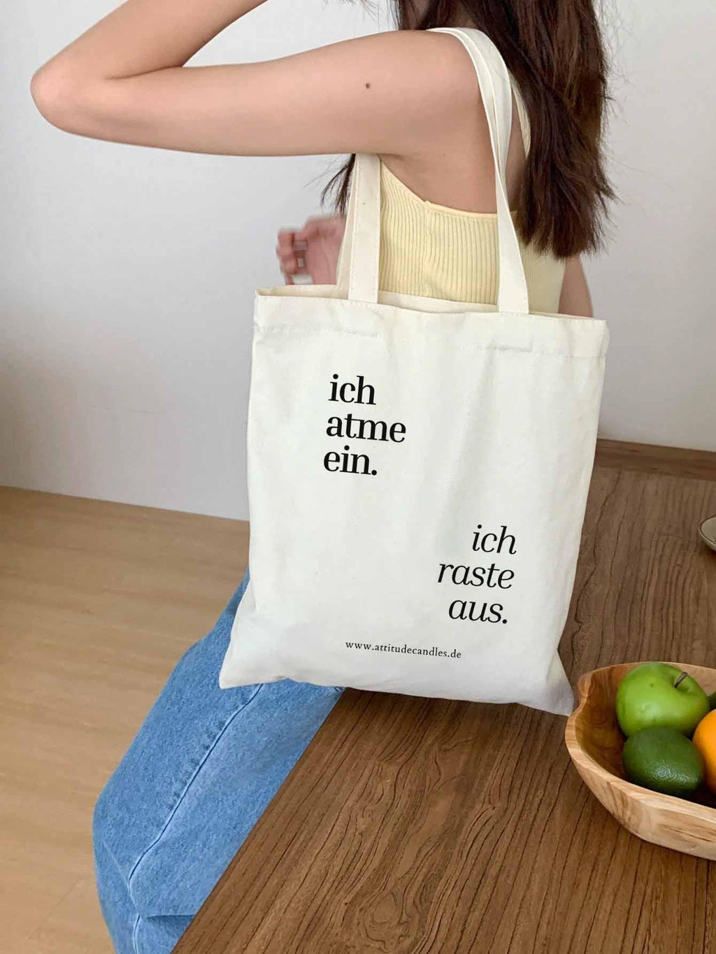 Ich atme ein. Ich raste aus. | Jutebeutel