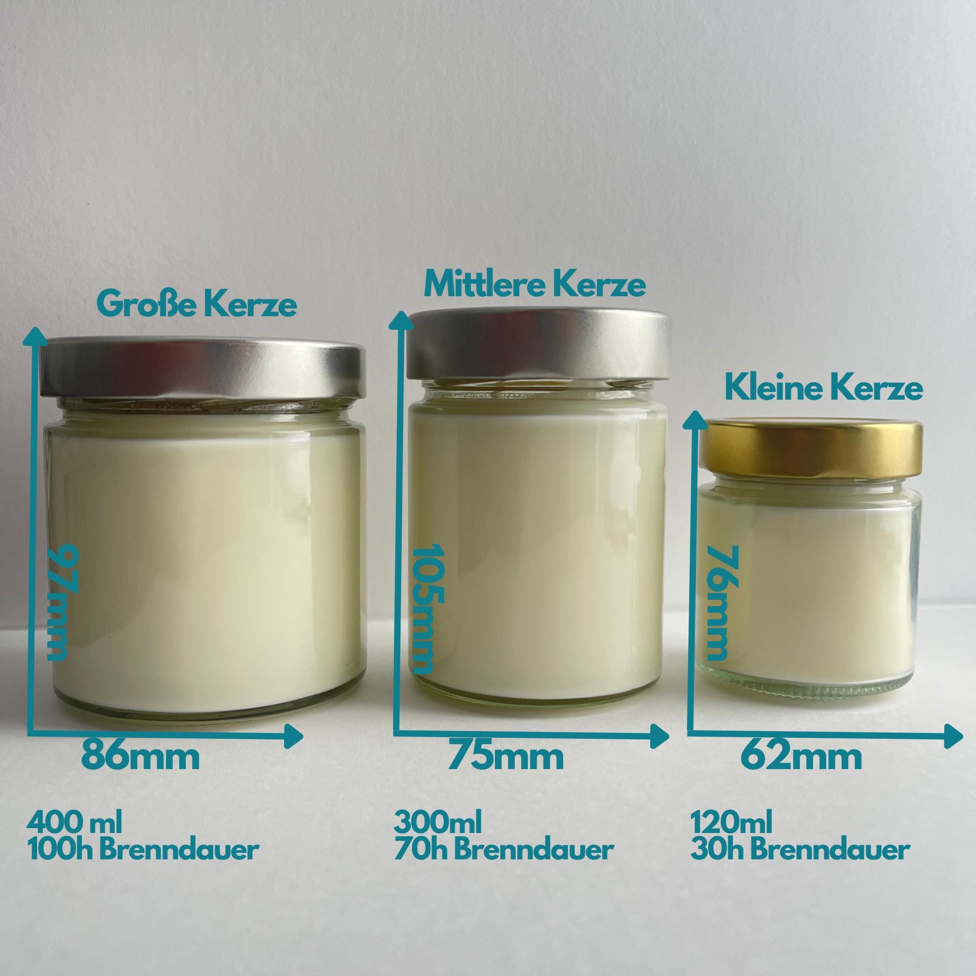 Be happy Kerze mit Spruch – Motivationskerze, Geschenkidee für Freunde, Geburtstag, Achtsamkeit, gute Laune, Handmade Candle von Your Attitu