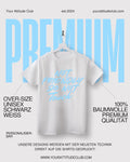 Not Friendly Do Not Touch – Oversize Unisex Shirt Aus Bio Baumwolle | Statement T Shirt Damen Herren | Premium Oversize