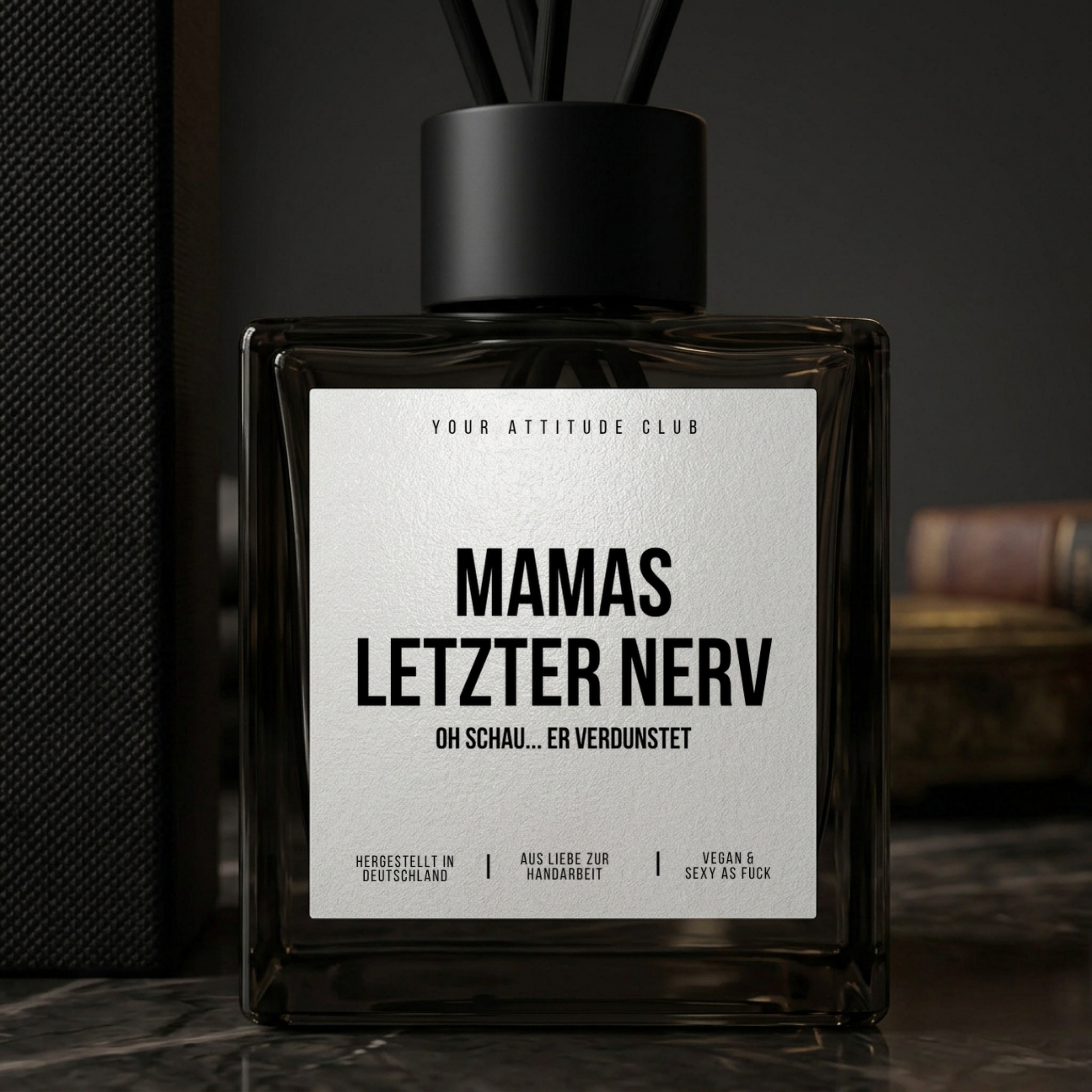 Mamas letzter Nerv - oh schau er verdunstet | Duftdiffusor lustiges Geschenk Mama