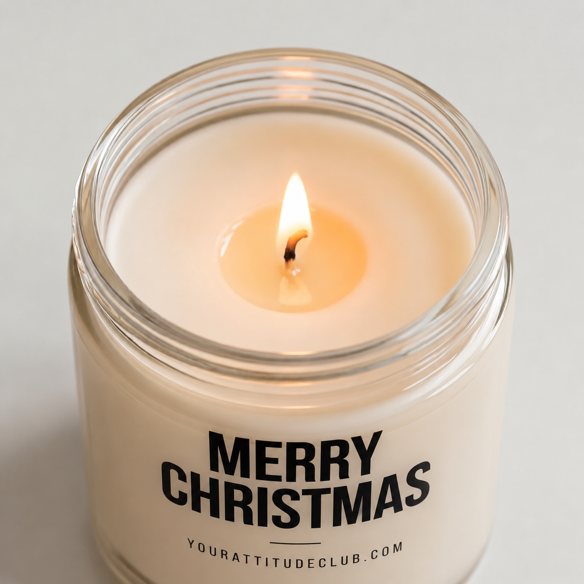 MERRY CHRISTMAS | Weihnachtskerze, Weihnachtsgeschenk, Geschenk für Familie, Freunde, Kollegen, Nachbarn, Wichtelgeschenk