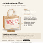 My Mum Says I'm Special, So Fuck You – Jutetasche mit Spruch, Maße, Material und Pflege