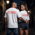 No time for your bullshit Shirt mit Backprint – Oversize Unisex T-Shirt aus 100% Baumwolle, Statement Streetwear, Geschenkidee
