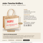 People – Absolute nightmare, would not recommend. – Jutetasche mit Spruch, Maße, Material und Pflege