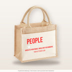 People – Absolute nightmare, would not recommend. – Jutetasche mit Spruch, kleine Jutetasche 26 × 22 cm