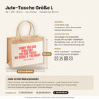 Sorry you had a bad day. You can touch my boobs if you want – Jutetasche mit Spruch, Maße, Material und Pflege