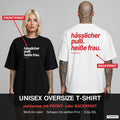 Hässlicher Pulli. Heiße Frau. – Weihnachts-Shirt Oversize wahlweise mit Frontprint oder Backprint