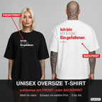 Ich bin ein Engel. Ein gefallener. – Weihnachts-Shirt Oversize wahlweise mit Frontprint oder Backprint