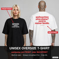 Weihnachten ohne Drama? Nicht in meiner Familie. – Weihnachts-Shirt Oversize wahlweise mit Frontprint oder Backprint