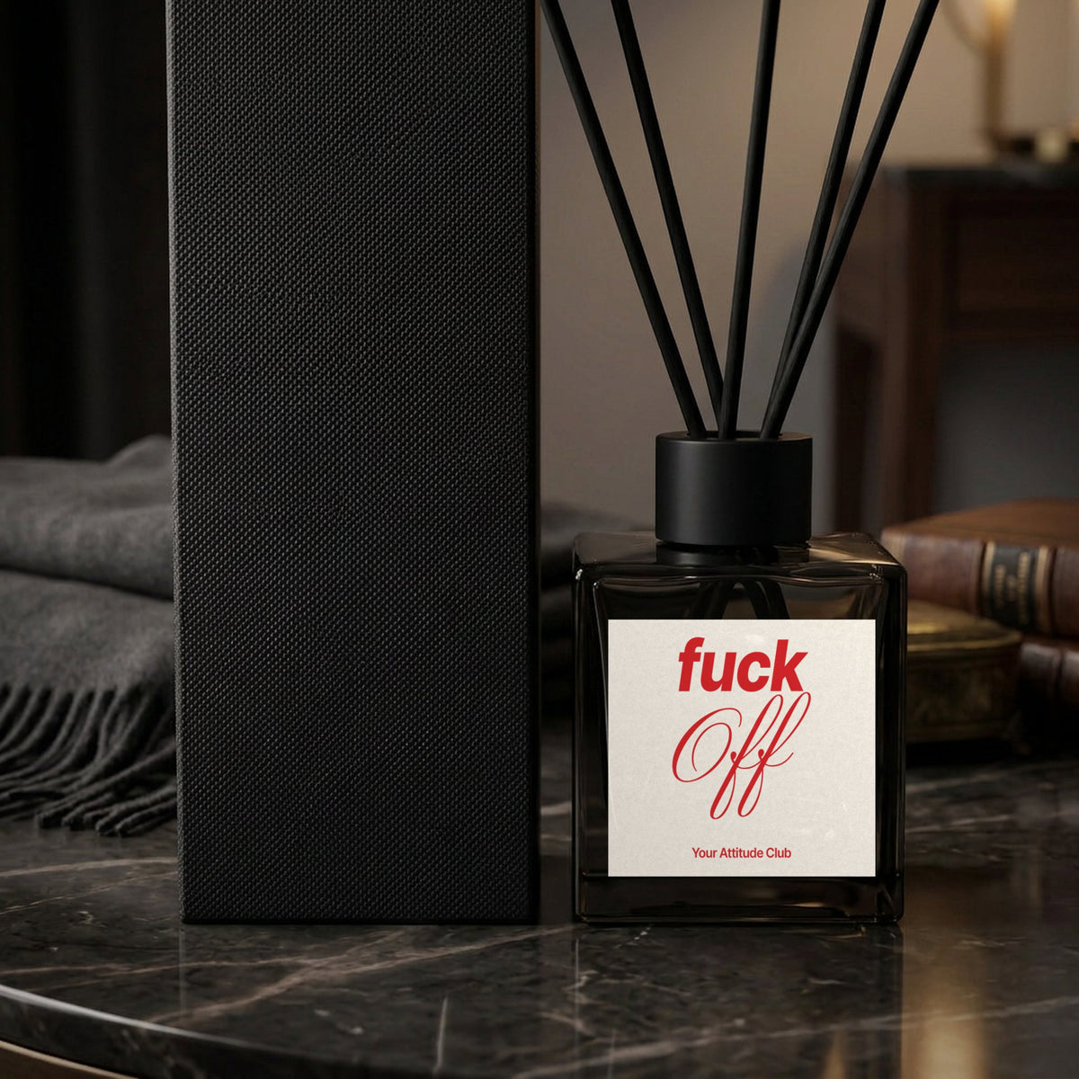 Diffusor Fuck Off Nahaufnahme