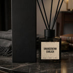 Diffusor Unangenehm ehrlich Nahaufnahme Naturgras-Etikett