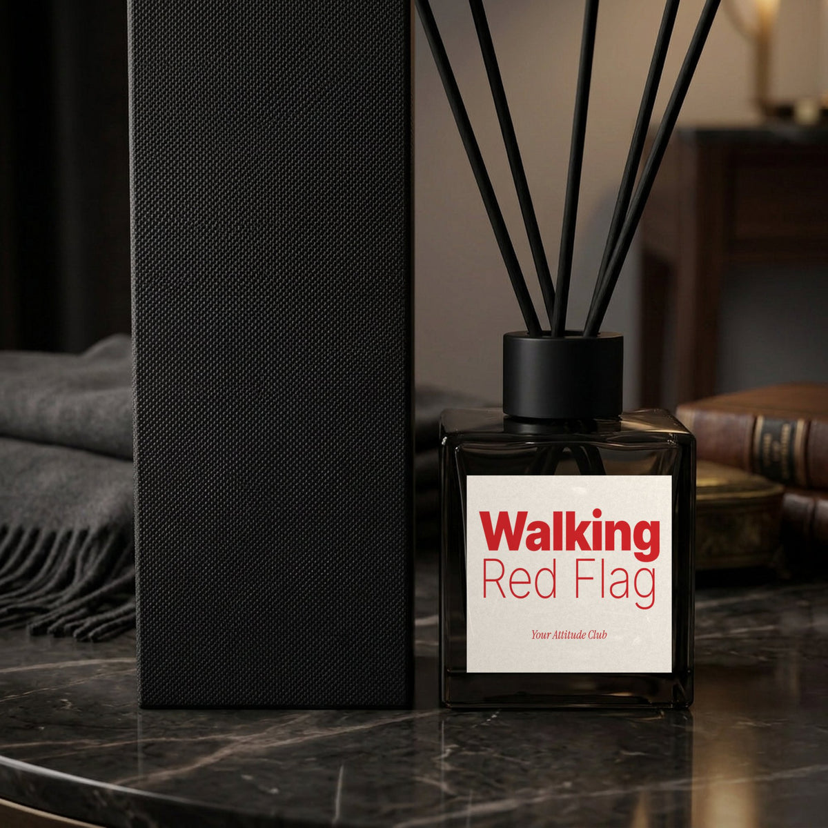 Diffusor Walking Red Flag Nahaufnahme